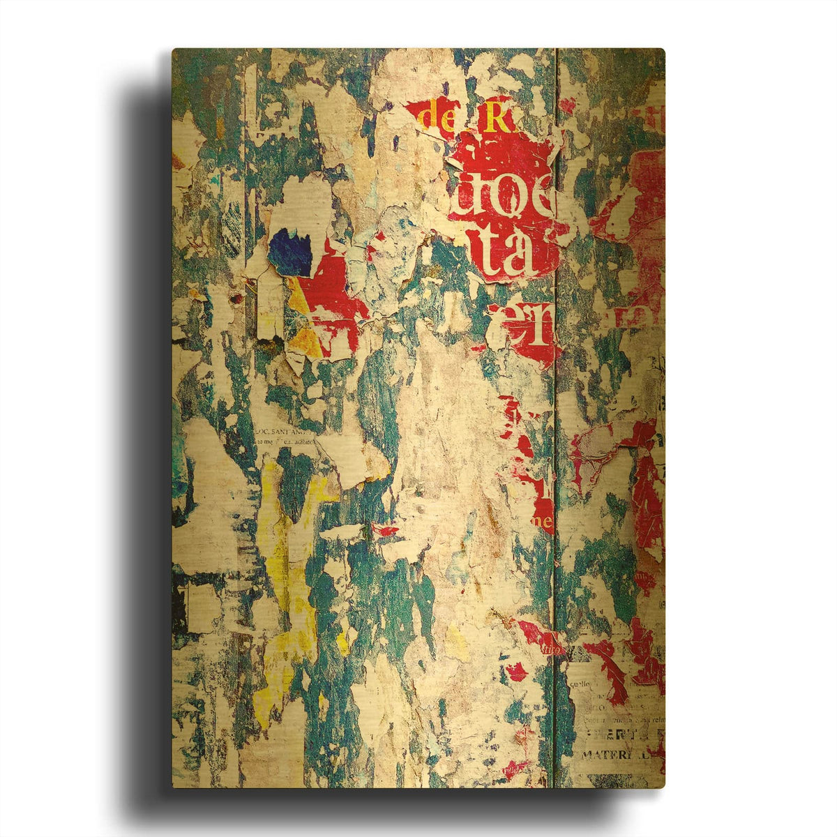 'Bus Poster Remnant Siena 3' By IMB Gold Metal Wall Art