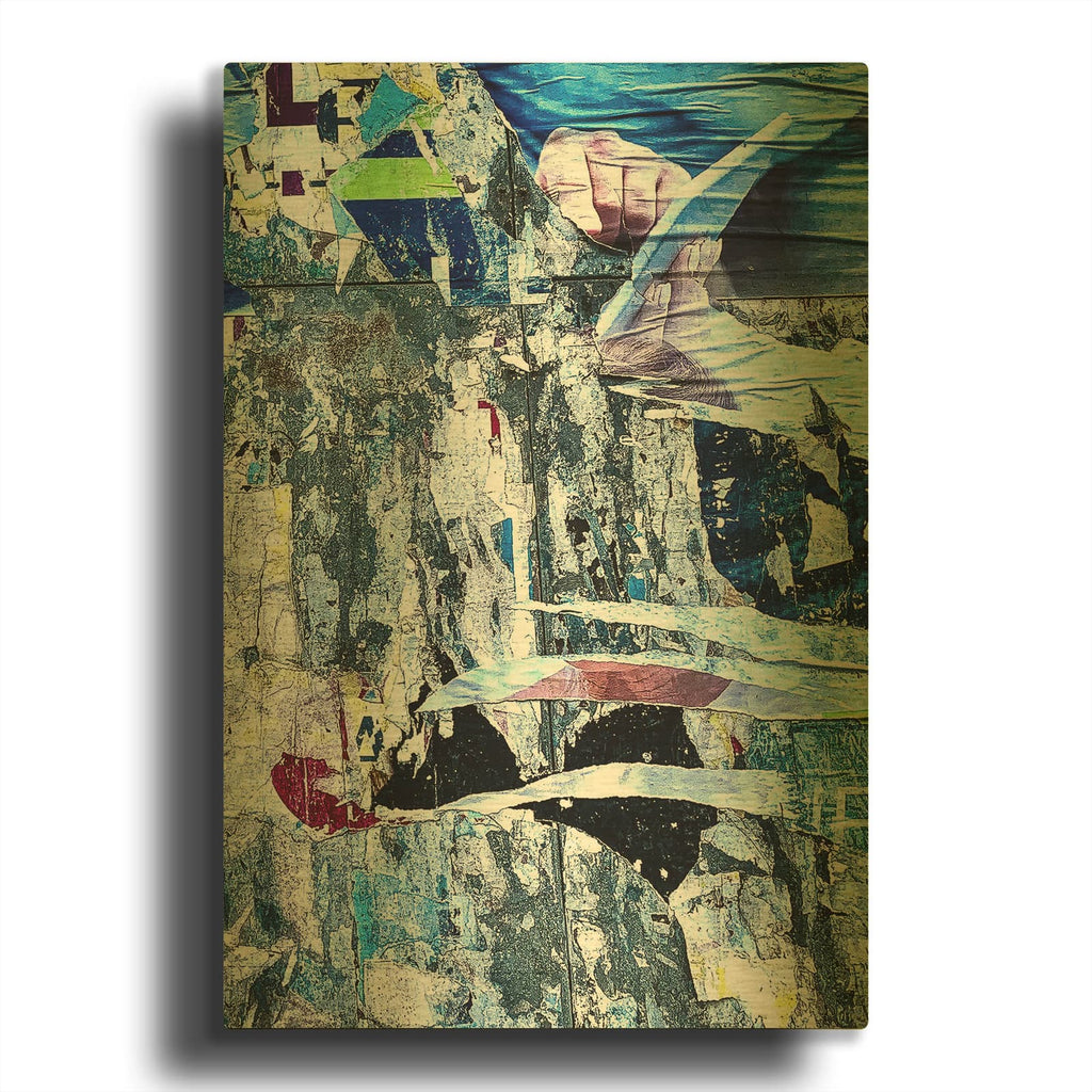 'Bus Poster Remnant Siena 10' By IMB Gold Metal Wall Art
