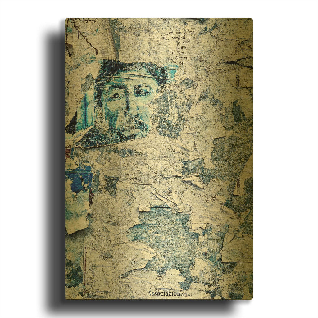 'Bus Poster Remnant Siena 13' By IMB Gold Metal Wall Art