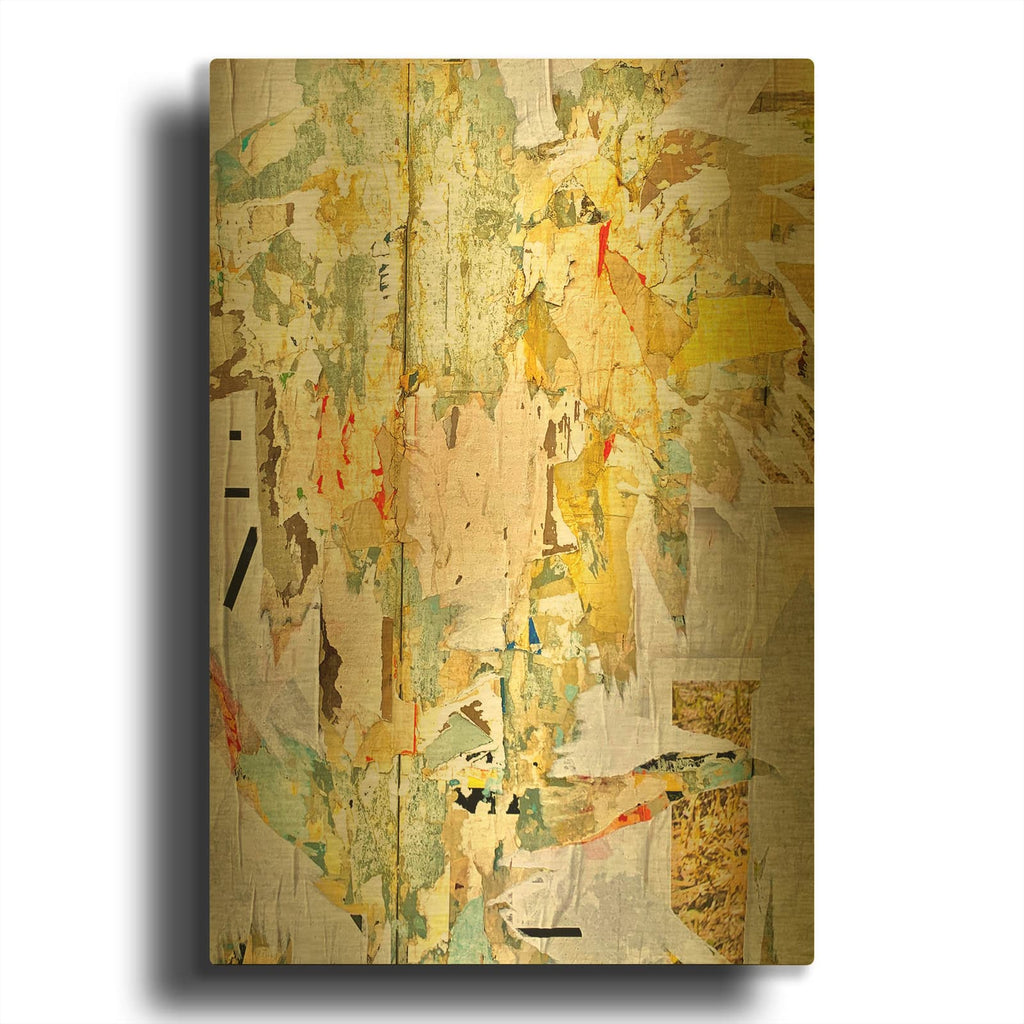 'Bus Poster Remnant Siena 17' By IMB Gold Metal Wall Art