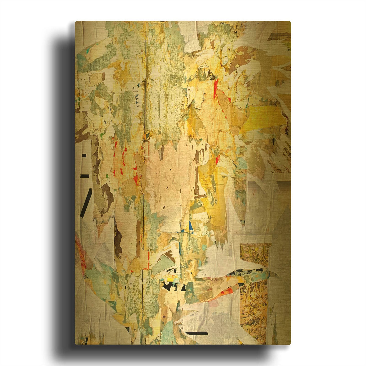 'Bus Poster Remnant Siena 17' By IMB Gold Metal Wall Art