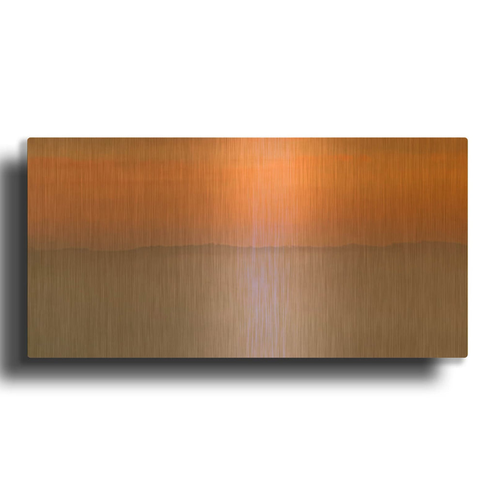 'Tequila Toscana' By IMB Gold Metal Wall Art