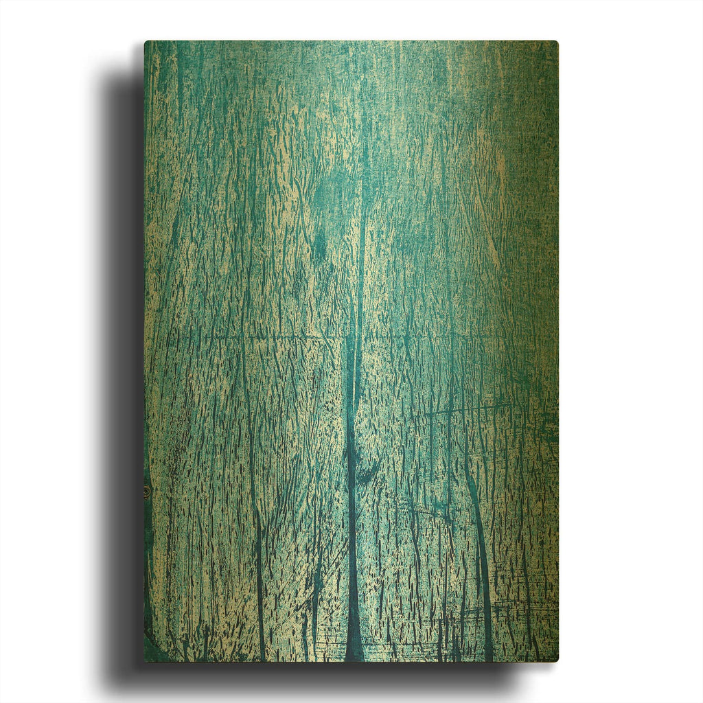 'Reaching for the Sky Blue' By IMB Gold Metal Wall Art