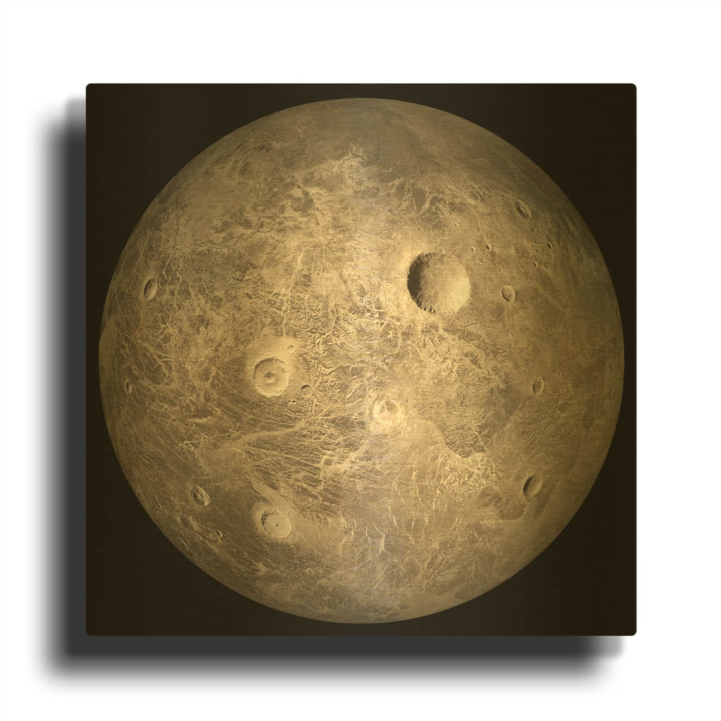 'Ceres Asteroid' By Luxe Gold Metal Wall Art