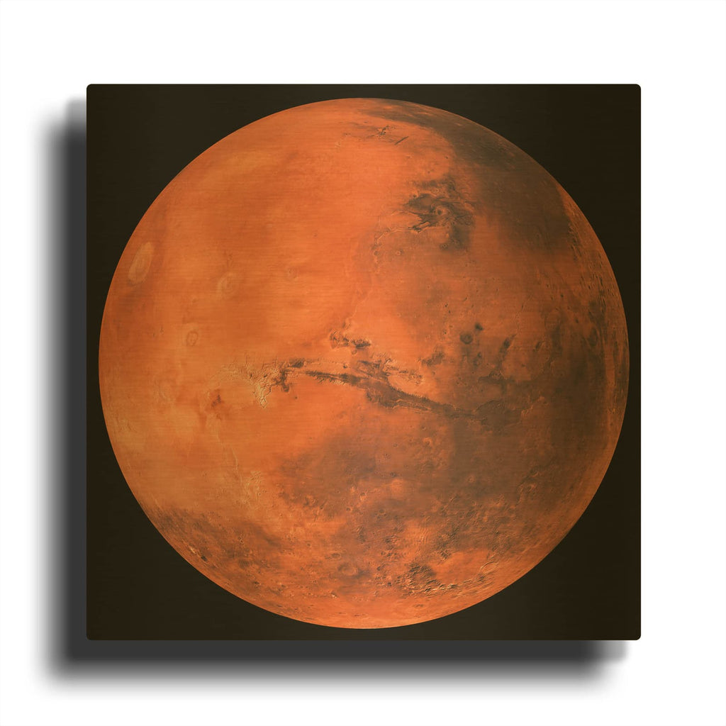 'Planet Mars' By Luxe Gold Metal Wall Art