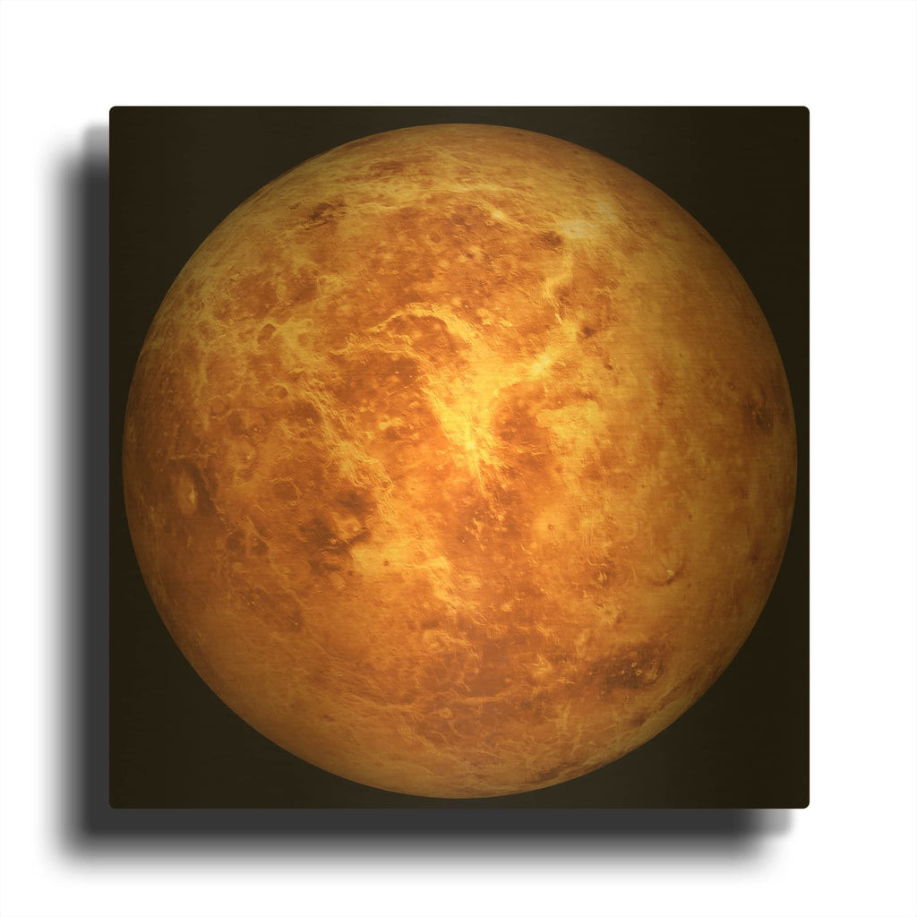 'Planet Venus' By Luxe Gold Metal Wall Art