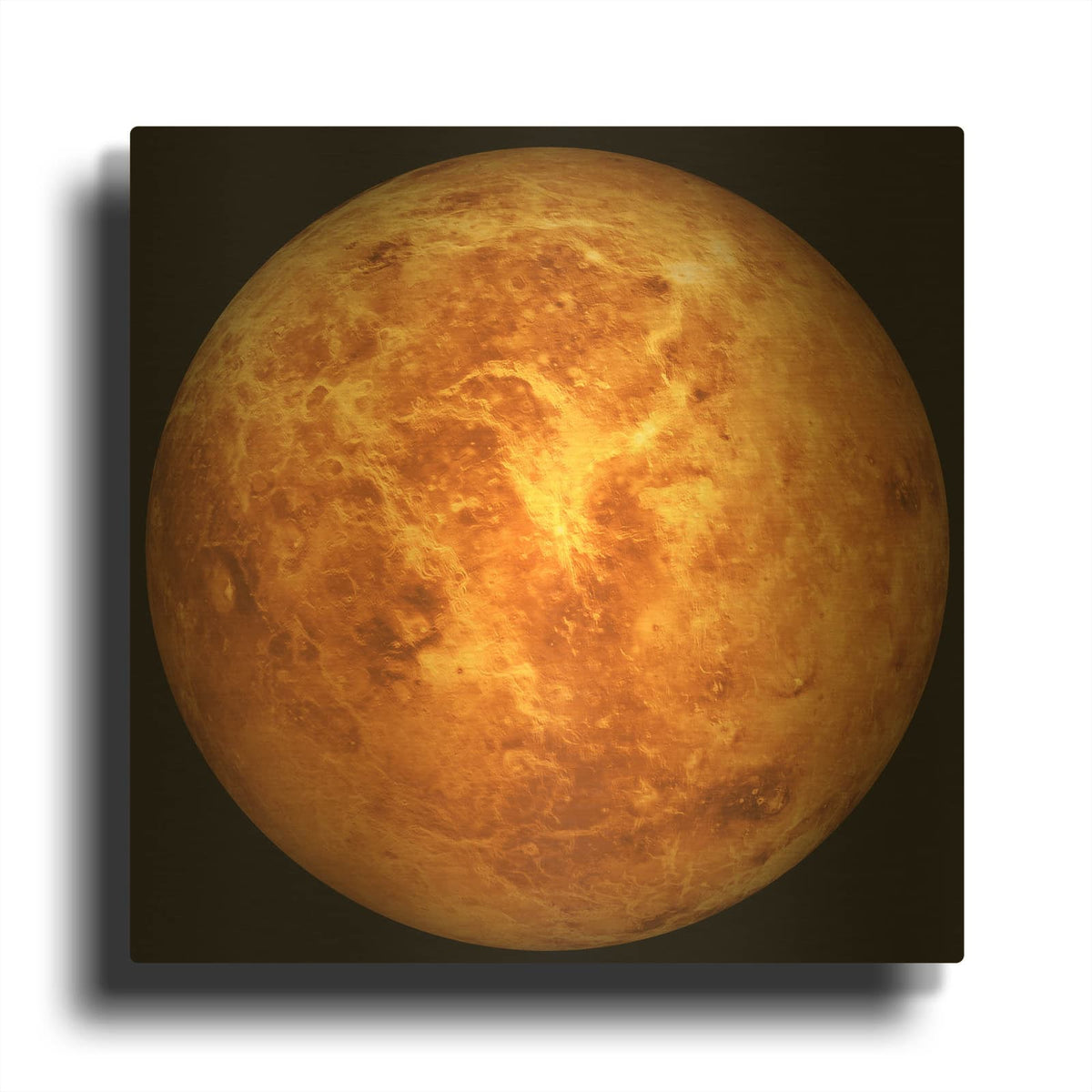 'Planet Venus' By Luxe Gold Metal Wall Art