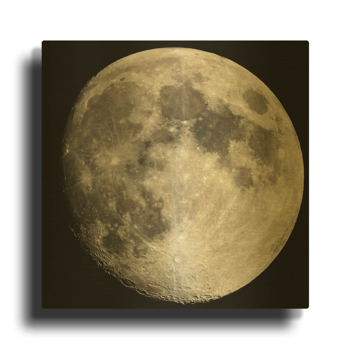 'The Moon' By Luxe Gold Metal Wall Art