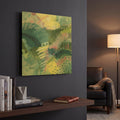'Here And There' By Ann Thompson Nemcosky Gold Metal Wall Art
