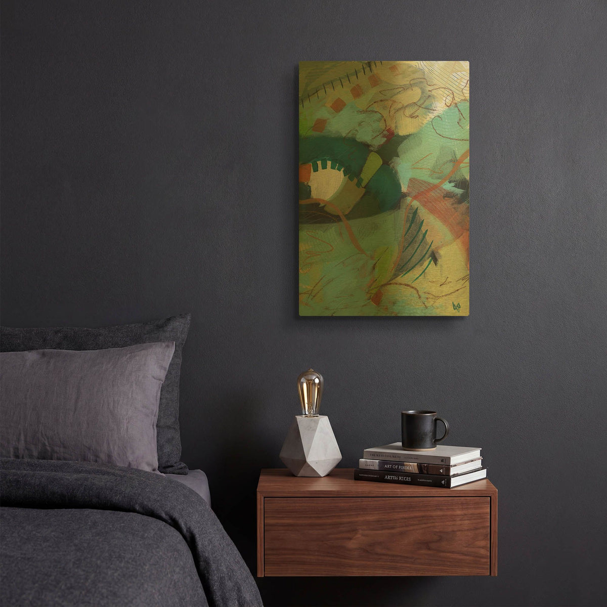 'Changes' By Ann Thompson Nemcosky Gold Metal Wall Art