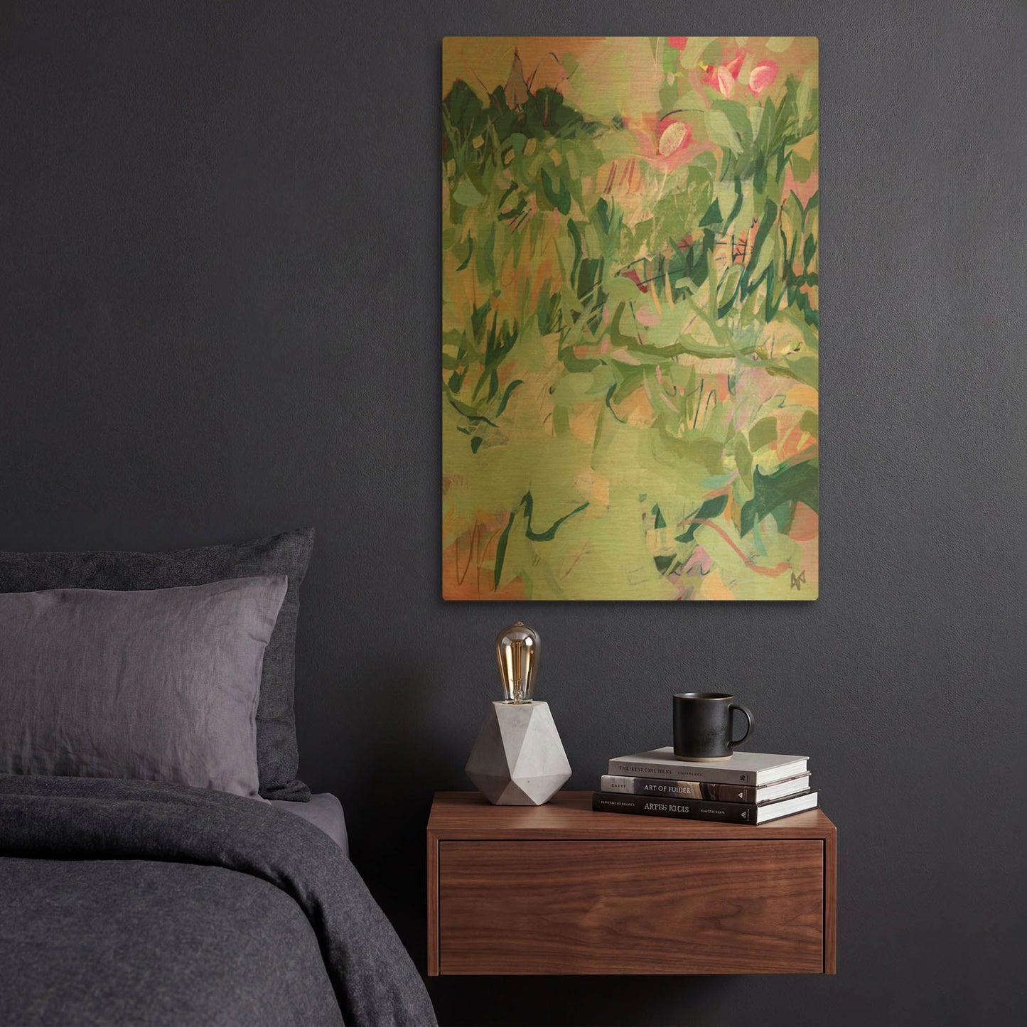 'Anticipation' By Ann Thompson Nemcosky Gold Metal Wall Art