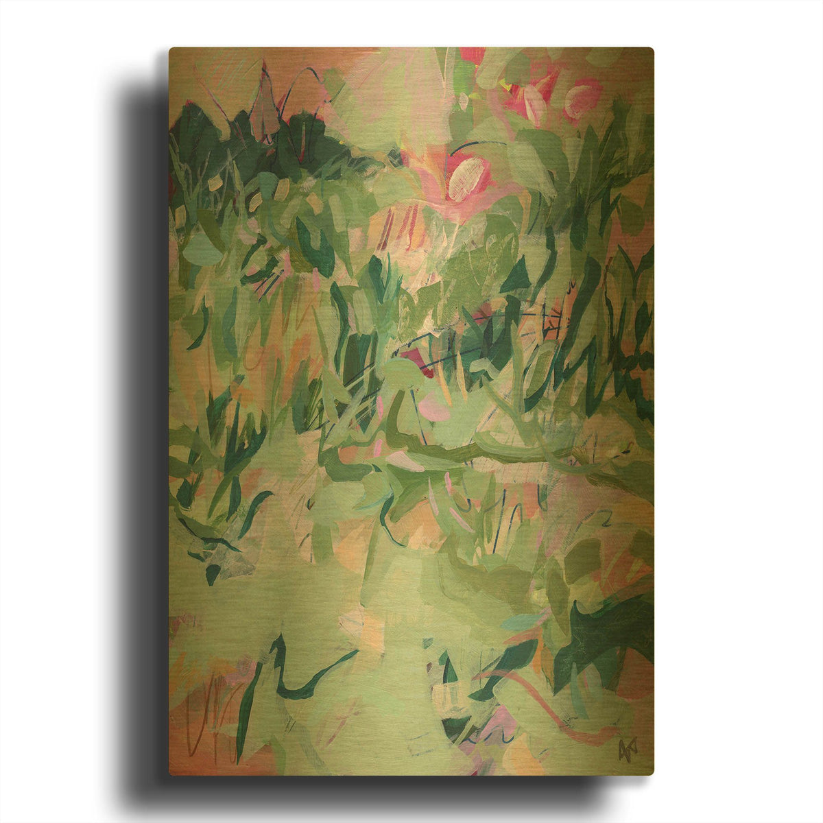 'Anticipation' By Ann Thompson Nemcosky Gold Metal Wall Art