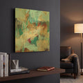 'Field Notes No 9' By Ann Thompson Nemcosky Gold Metal Wall Art
