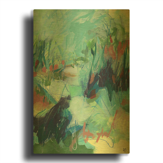 'Next Time' By Ann Thompson Nemcosky Gold Metal Wall Art