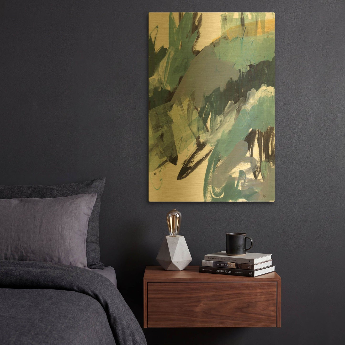 'Observation No 1' By Ann Thompson Nemcosky Gold Metal Wall Art