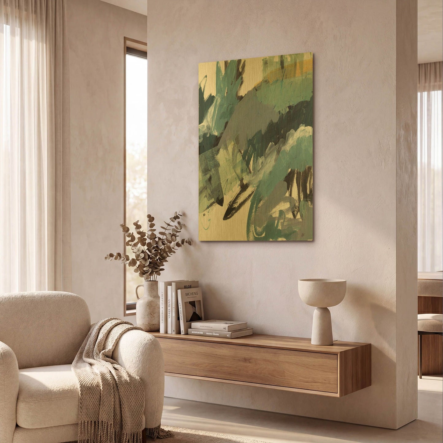 'Observation No 1' By Ann Thompson Nemcosky Gold Metal Wall Art