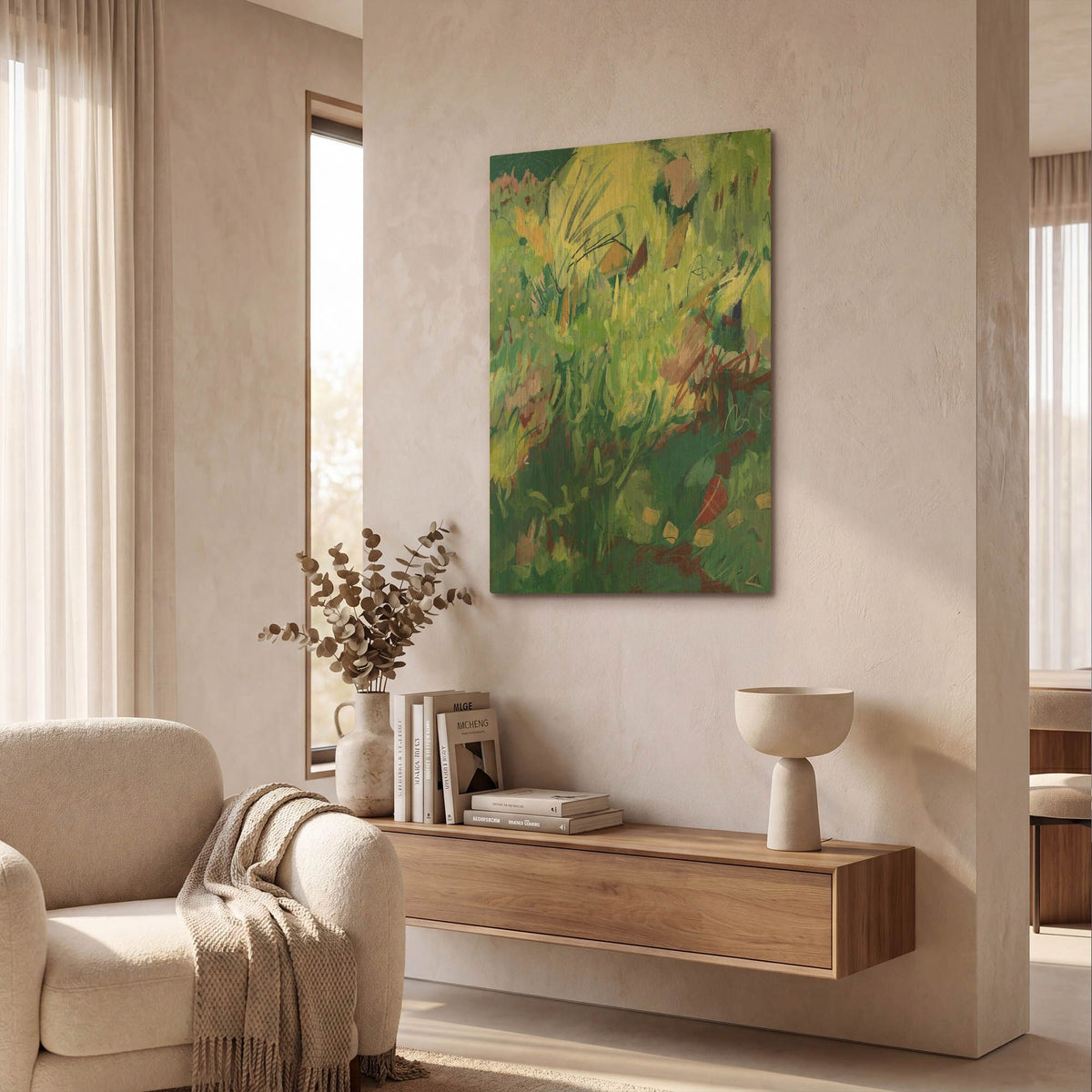 'Recklessly Blooming' By Ann Thompson Nemcosky Gold Metal Wall Art