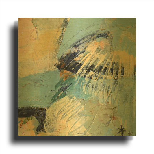 'Dawn' By Ann Thompson Nemcosky Gold Metal Wall Art