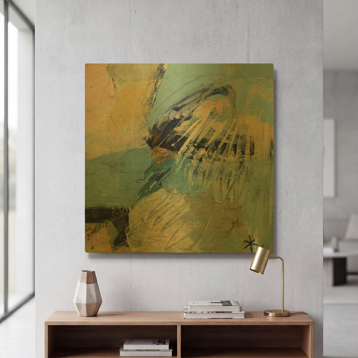 'Dawn' By Ann Thompson Nemcosky Gold Metal Wall Art
