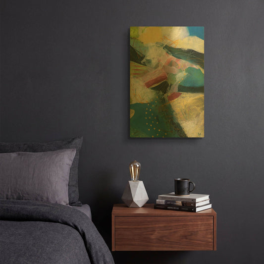 'Solstice No 3' By Ann Thompson Nemcosky Gold Metal Wall Art