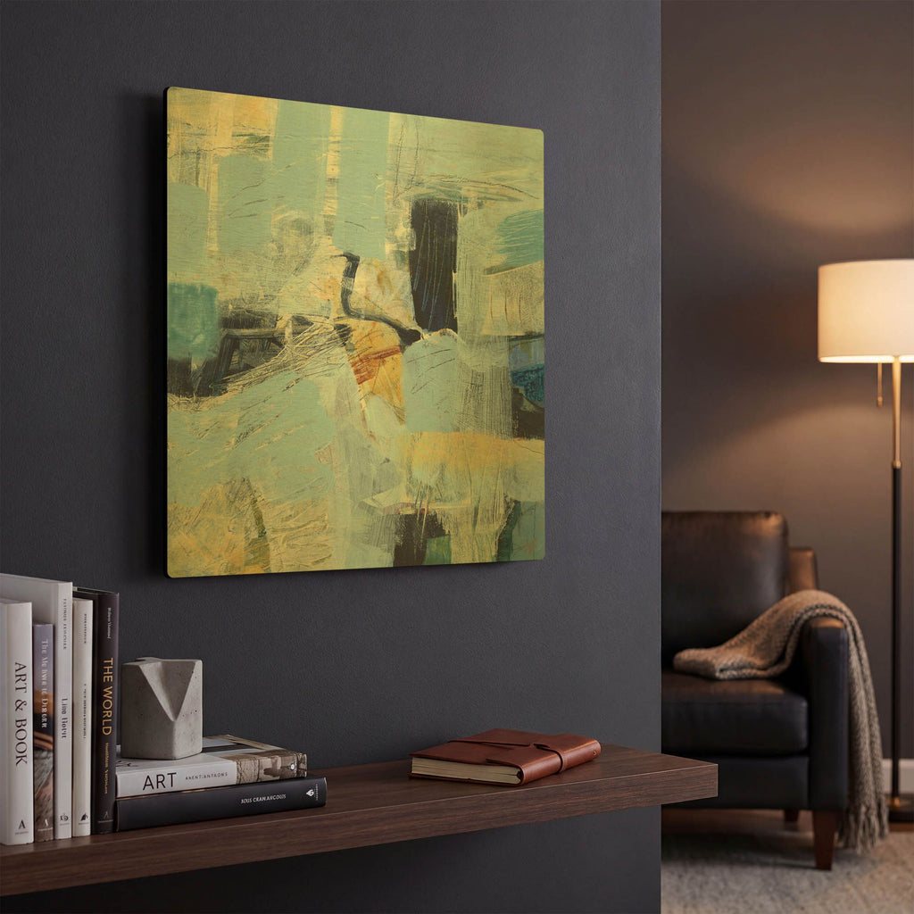 'Tideline No 1' By Ann Thompson Nemcosky Gold Metal Wall Art