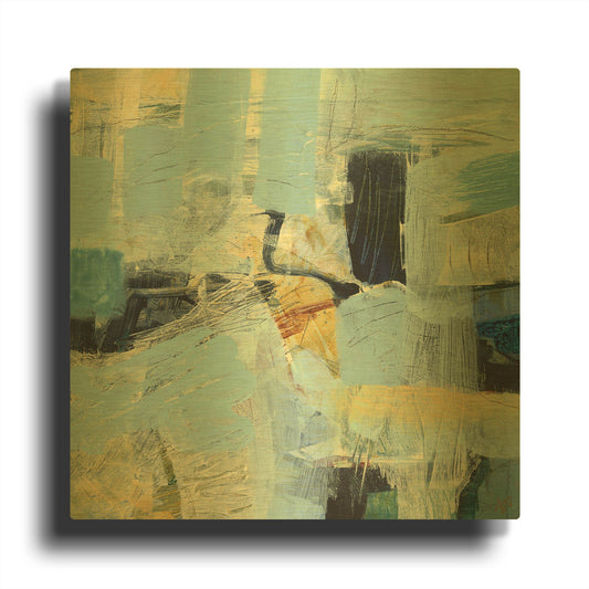 'Tideline No 1' By Ann Thompson Nemcosky Gold Metal Wall Art