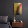 'Being 02A' By Bassmi Ibrahim Gold Metal Wall Art