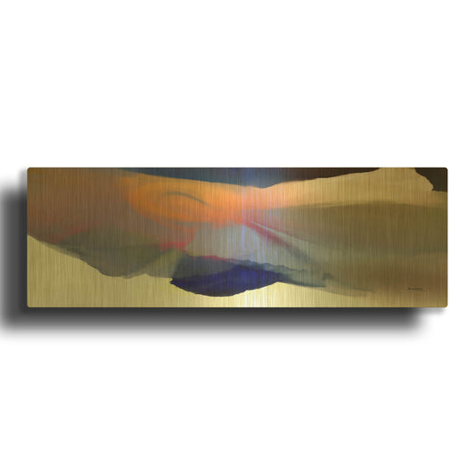'Embrace 2' By Bassmi Ibrahim Gold Metal Wall Art
