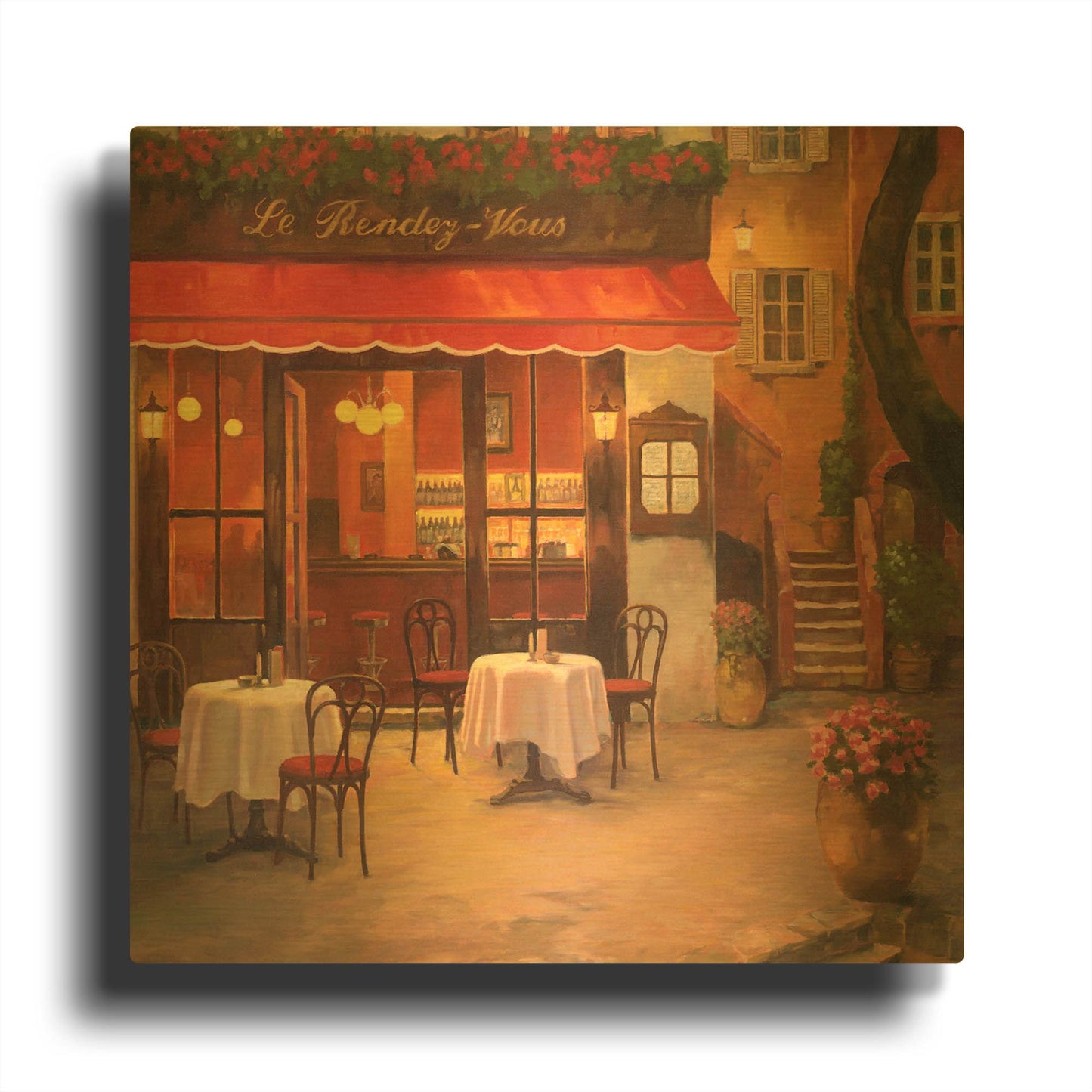 'Rendez Vous' By Graham Reynolds Gold Metal Wall Art