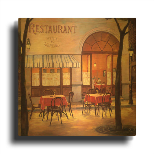 'Vins et Liqueurs' By Graham Reynolds Gold Metal Wall Art
