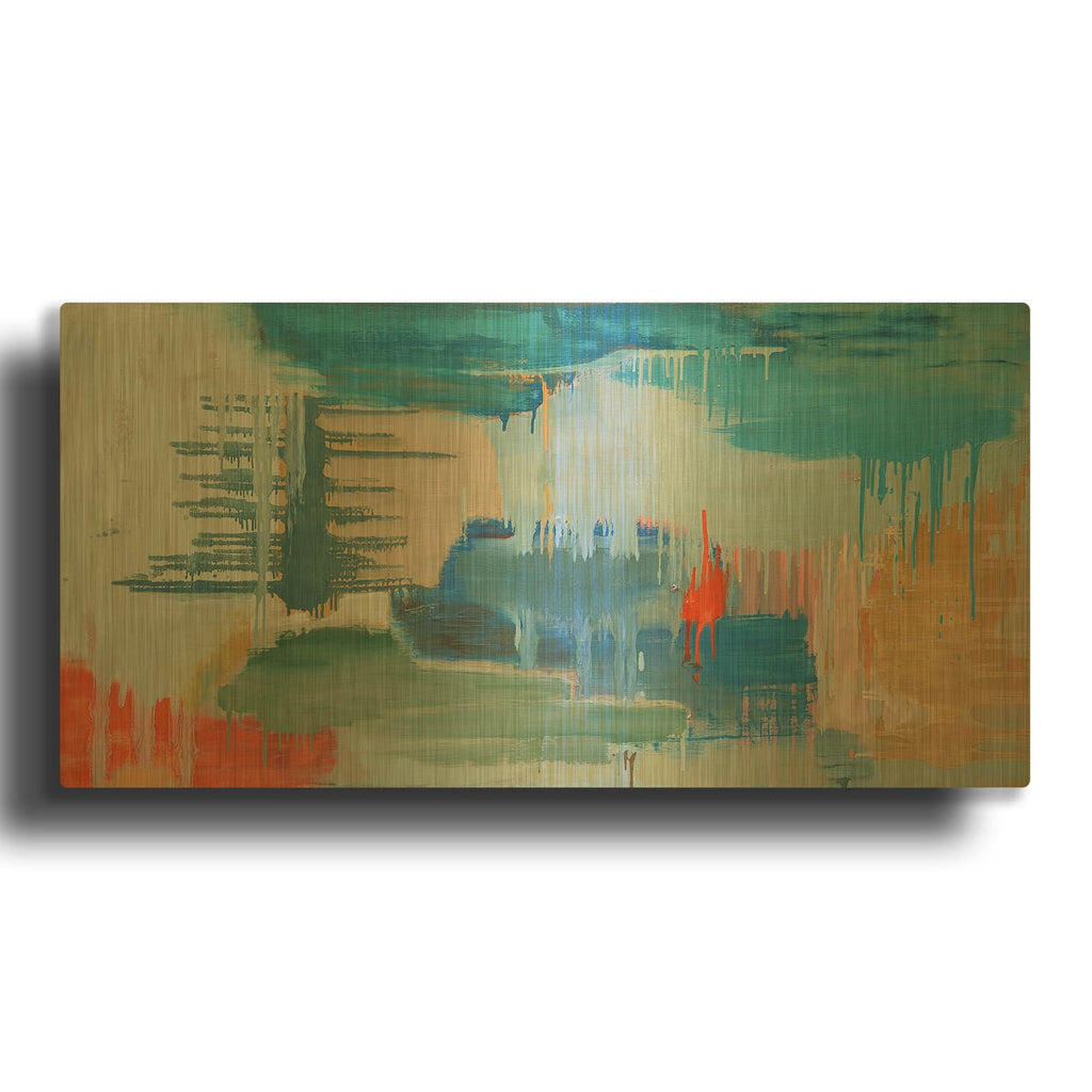 'Beacon' By Carolyn O'Neill Gold Metal Wall Art