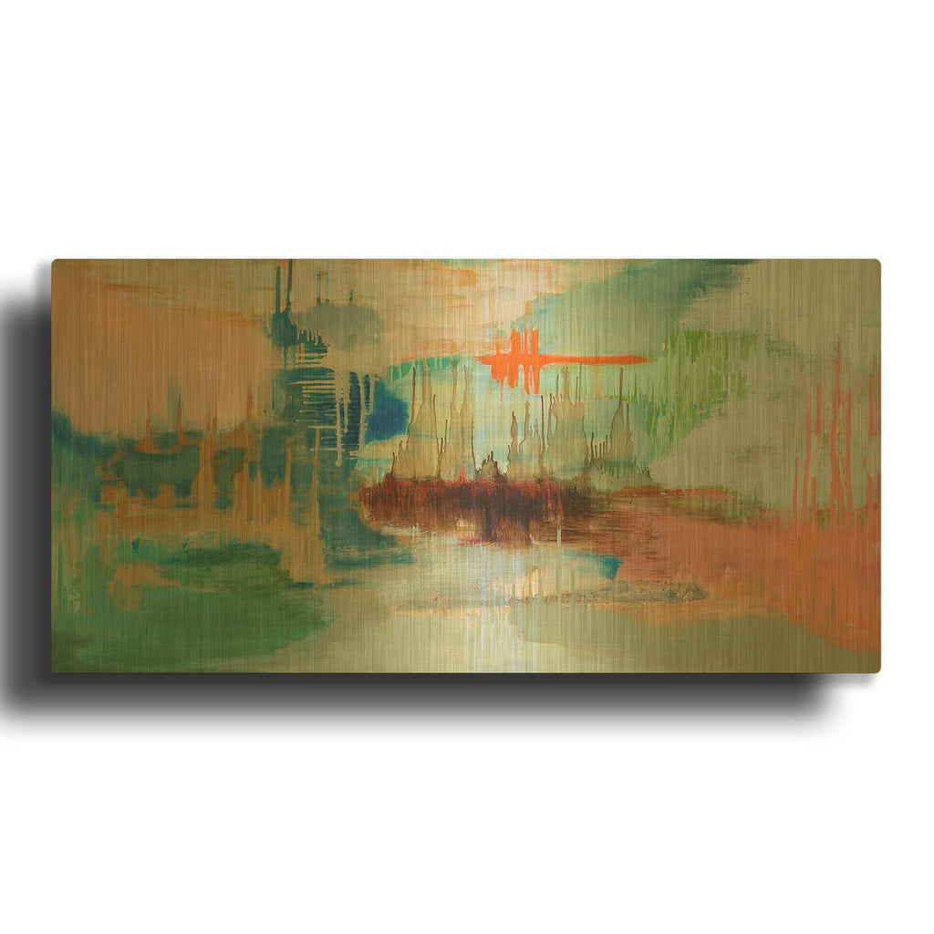 'From The Ashes' By Carolyn O'Neill Gold Metal Wall Art