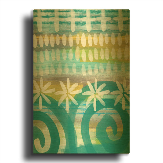 'LW1979' By Linda Woods Gold Metal Wall Art