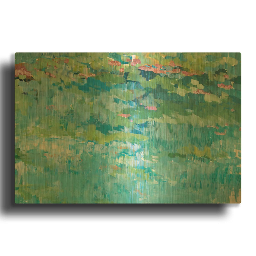 'Coming Up Close' By Cassandra Gillens Gold Metal Wall Art