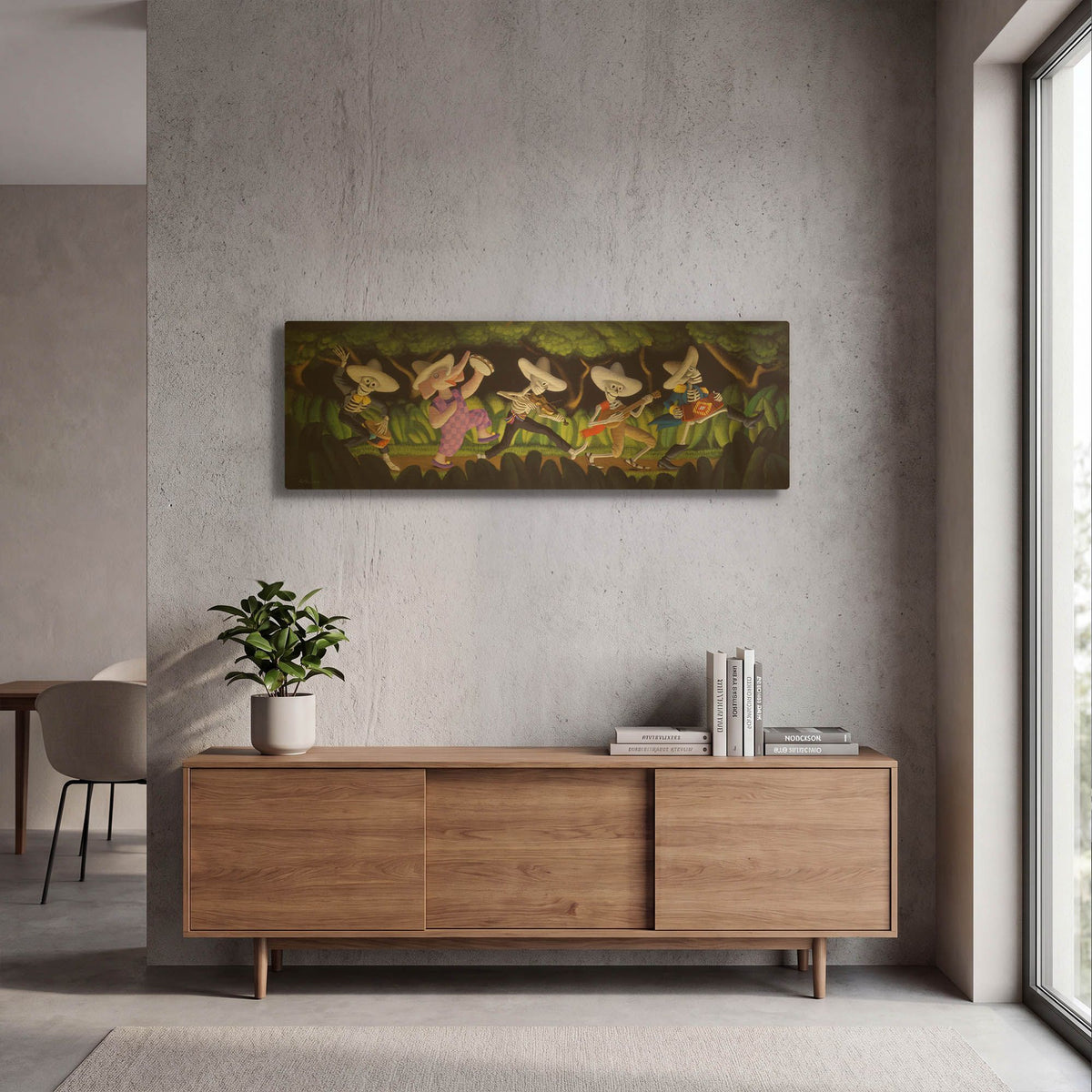'The New Guy' By Chris Miles Gold Metal Wall Art