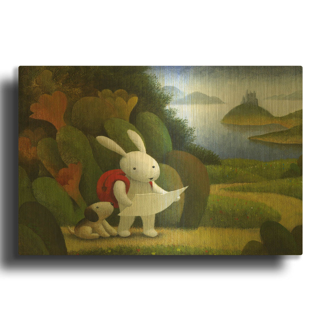 'Adventurers' By Chris Miles Gold Metal Wall Art