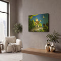 'The Concert' By Chris Miles Gold Metal Wall Art