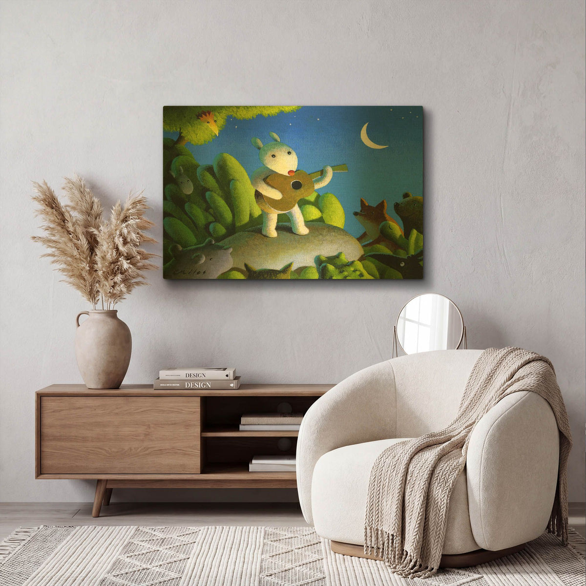 'The Concert' By Chris Miles Gold Metal Wall Art