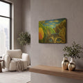 'Watching' By Chris Miles Gold Metal Wall Art