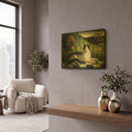'Call of the Wild' By Chris Miles Gold Metal Wall Art