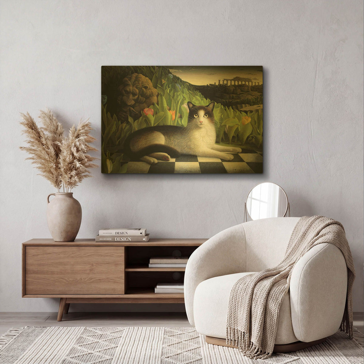 'Call of the Wild' By Chris Miles Gold Metal Wall Art