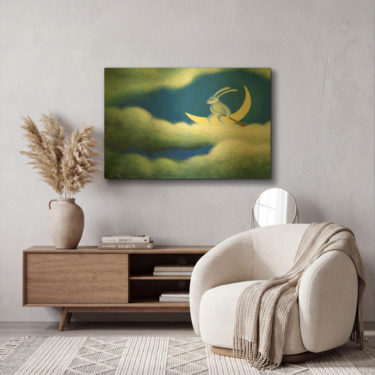 'The Traveler' By Chris Miles Gold Metal Wall Art