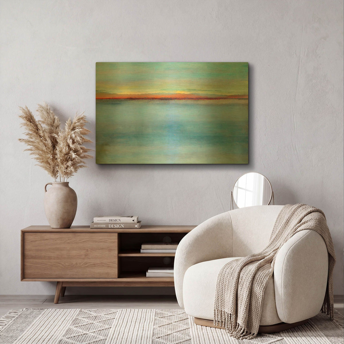 'Light' By Cora Niele Gold Metal Wall Art