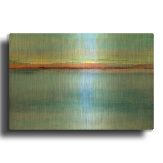 'Light' By Cora Niele Gold Metal Wall Art