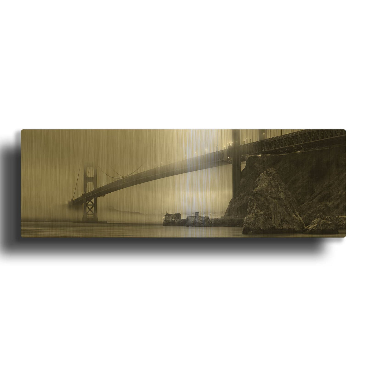 'Horseshoe Bay' By Craig Melville Gold Metal Wall Art