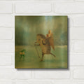 'Julemanden' By DD McInnes Gold Metal Wall Art
