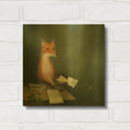 'Michael Drayton Writing Poly Olbion' By DD McInnes Gold Metal Wall Art