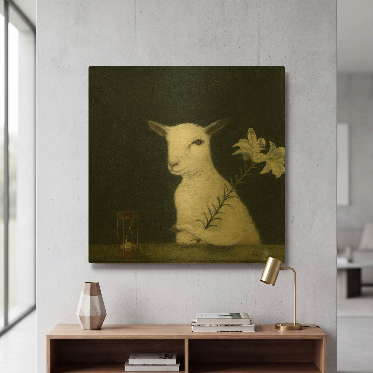 'Portrait Of A Young Man' By DD McInnes Gold Metal Wall Art