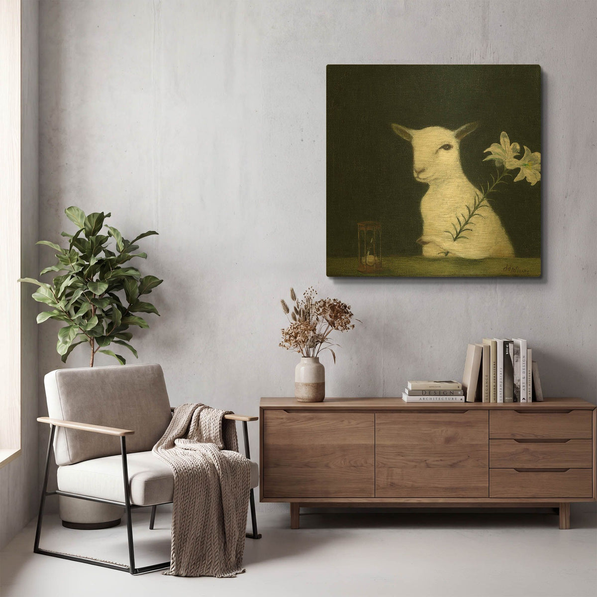 'Portrait Of A Young Man' By DD McInnes Gold Metal Wall Art