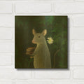 'The Imaginary Friend' By DD McInnes Gold Metal Wall Art